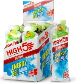 High5 Energy Gel Aqua Caffeine Citrus 1.32kg (20x 66g)