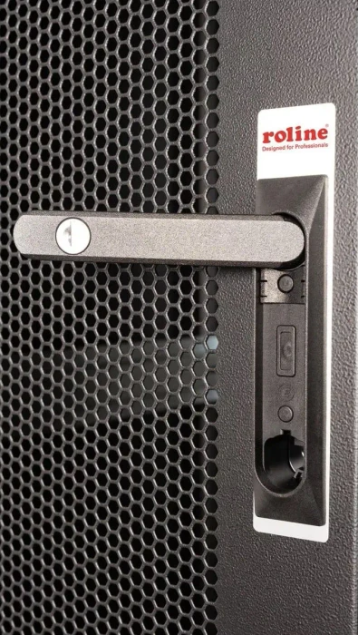 Roline / Secomp Basic 19" Netzwerkschrank 26HE, montiert, Glastür, IP20, RAL 9005, 1000mm tief