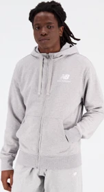 New Balance Essentials Stacked Logo French Terry Hoodie athletic grey (Herren)