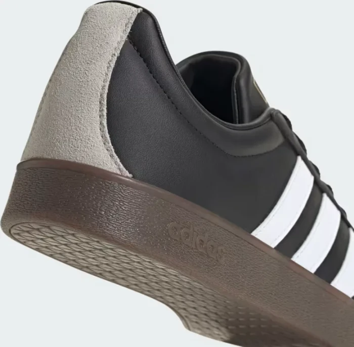 adidas VL Court 2.0 core black/cloud white/gum (Herren)