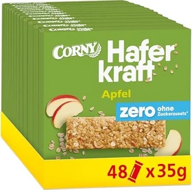 Corny Haferkraft zero Müsliriegel Apfel 1.68kg (48x 35g)