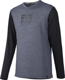 iXS Trigger X Trikot langarm jersey grau/schwarz (Herren)