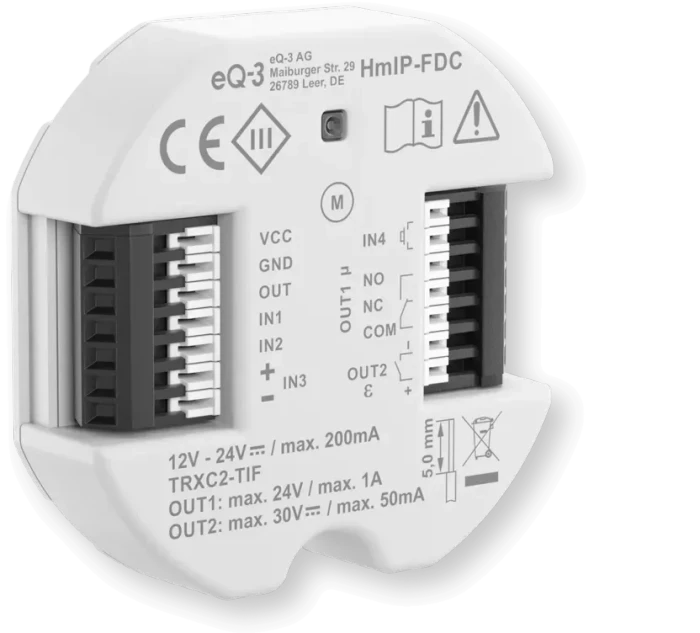 eQ-3 Homematic IP Universal Türöffner Controller, Unterputz, Schaltaktor
