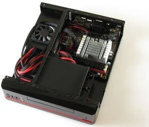 Compucase 8K01BS schwarz USB 2.0, Mini-ITX, 120W FlexATX