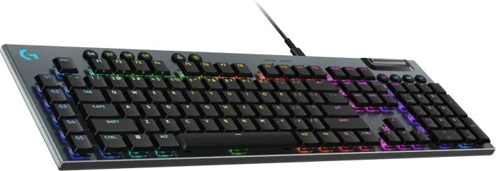 Logitech G915 X, schwarz, LEDs RGB, GL TACTILE, USB, DE