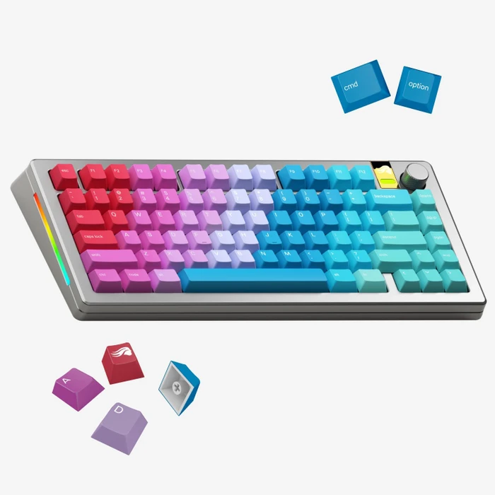 Glorious GPBT Gradient V2 Keycaps, Kunststoff (PBT), Daydream, mehrfarbig, 135 Tasten, ANSI-US