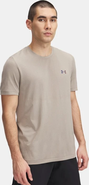 Under Armour Vanish Elite Seamless Funktionsshirt kurzarm timberwolf taupe/iridescent (Herren)