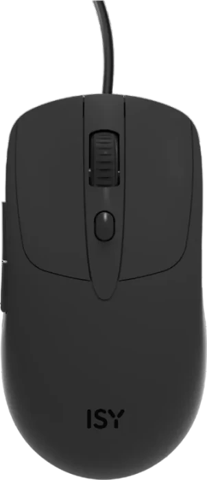 ISY ICM-3300 Wired Mouse schwarz, USB