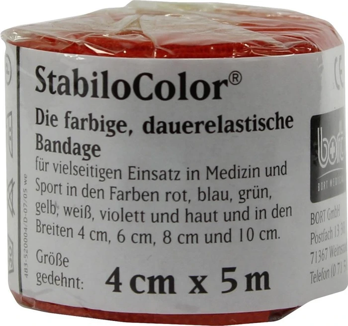 Bort Medical StabiloColor Bandage 5m x 4cm, 1 Stück