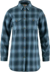 Fjällräven Övik Twill Hemd langarm mountain blue/dawn blue (Damen)