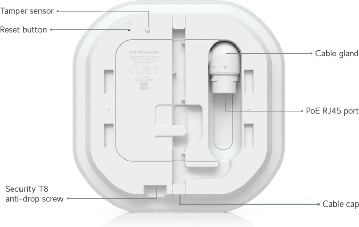 Ubiquiti Siren PoE weiß