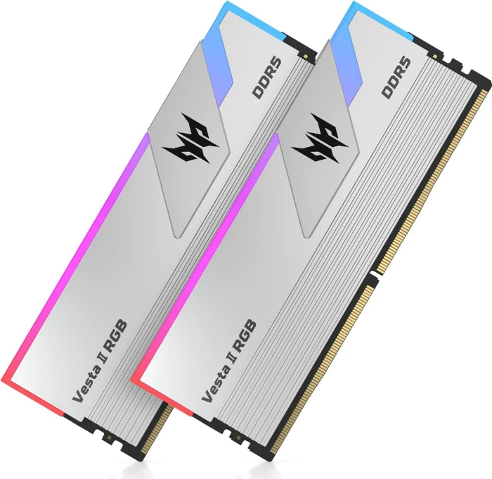 Acer Predator Vesta II silber UDIMM 32GB Kit, DDR5-6000, CL32-38-38-76, 1RX8