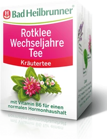 Bad Heilbrunner Rotklee Wechseljahre Tee Beutel, 8 Stück