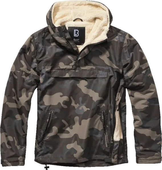 Brandit Windbreaker Sherpa Anorak darkcamo (Herren)