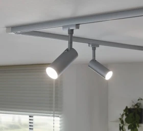 Paulmann URail Tubo Schienensystem LED Spot 4W chrom matt, 1 Stück