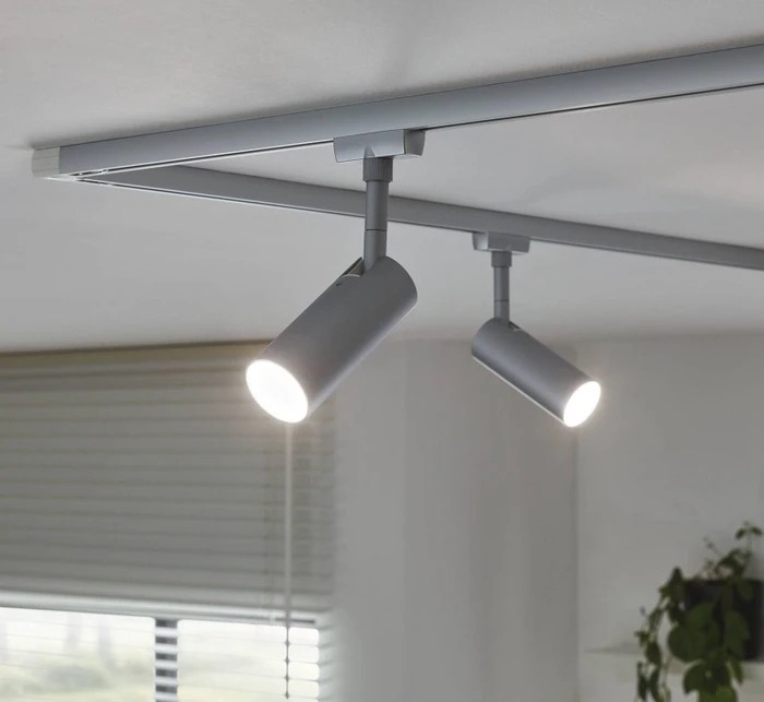 Paulmann URail Tubo Schienensystem LED Spot 4W chrom matt, 1 Stück