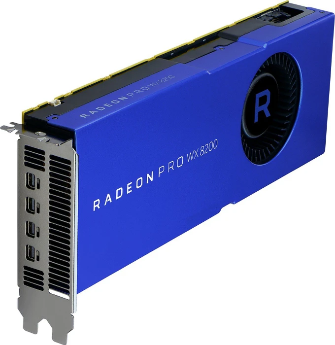 AMD Radeon PRO WX 8200, 8GB HBM2, 4x mDP