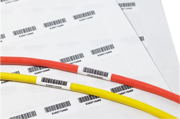 HellermannTyton Laserdruckeretiketten TAG145LA4-1104-WHCL, weiß/transparent, 48 Blatt (1008 Etiketten)