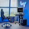 Thermaltake Cycledesk 100 elektrisch höhenverstellbarer Sitz-Steh-Schreibtisch 80x50cm schwarz/schwarz Vorschaubild