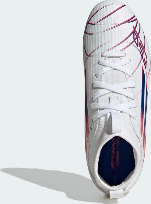 adidas F50 Sparkfusion League Mid Cut FG/AG cloud white/royal blue/lucid red (Junior)