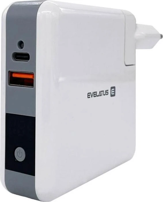 Evelatus Travel Adapter Wireless Charger EWC06 weiß