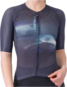 Castelli Climber's A/C Trikot kurzarm belgian blue/neon cobalt/silver (Damen)