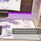 Nyfter Nyfpad XXL Liquid Premium Gaming Mousepad, 900x500mm, Design weiß/violett Vorschaubild
