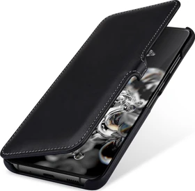 Stilgut Book Type Leather Case Clip Nappa für Samsung Galaxy S20 Ultra schwarz