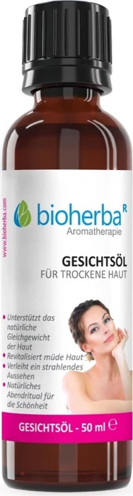 Bioherba Aromatherapie Gesichtsöl für trockene Haut, 50ml