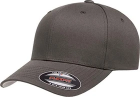 Flexfit V Cotton Twill Kappe dark grey