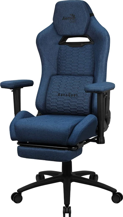 AeroCool ROYAL AeroWeave Cobalt Blue Gamingstuhl, blau