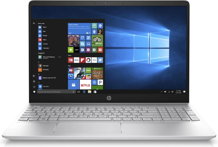 HP Pavilion 15-ck030ng, Mineral Silver, Core i5-8250U, 8GB RAM, 256GB SSD, GeForce MX150, DE