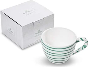 Gmundner Keramik Grüngeflammt Teetasse Maxima im Karton 400ml