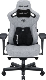Anda Seat Kaiser 3 Pro Premium XL Gamingstuhl, Ash Gray, Stoff grau