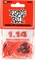 Ernie Ball Red Everlast Pick, 1.14mm, 12-Pack Vorschaubild