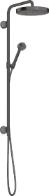 Hansgrohe Axor One Showerpipe 280 1jet Unterputz brushed black chrome