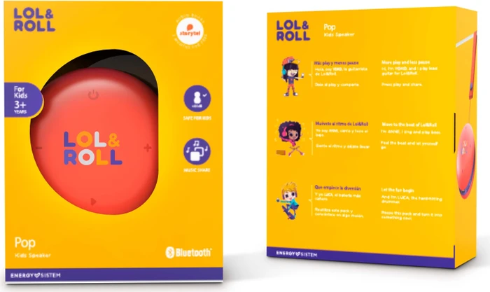 Energy Sistem Lol&Roll Pop Kids Speaker Orange