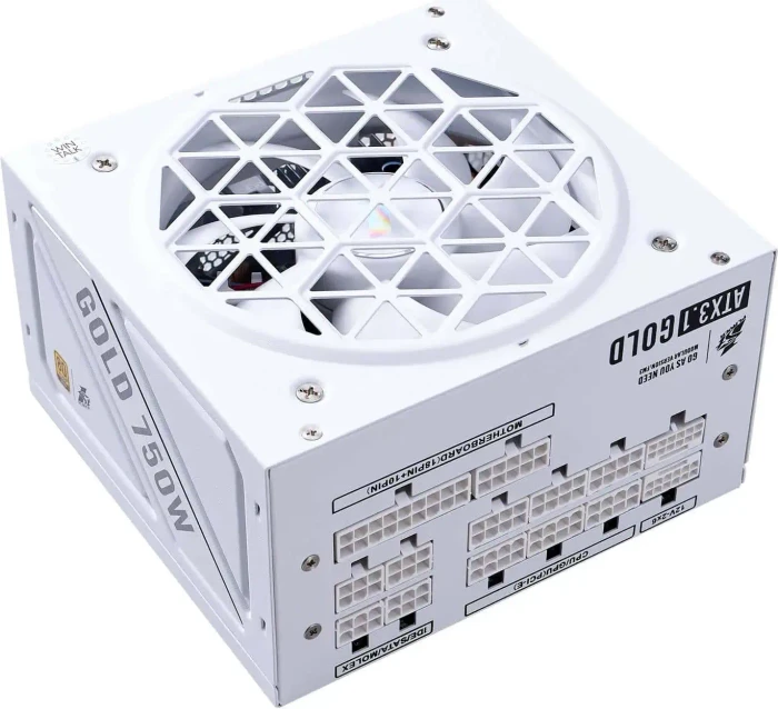1st Player NGDP Gold weiß 750W, ATX 3.1