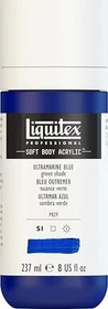 Liquitex Professional Soft Body Acrylic ultramarine blue green shade, 237ml