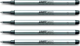 Lamy M63 Tintenrollermine M schwarz, 5er-Pack