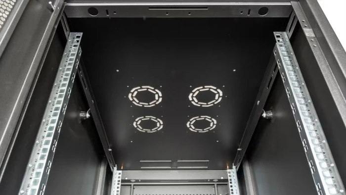 Roline / Secomp Basic 19" Netzwerkschrank 26HE, montiert, Glastür, IP20, RAL 9005, 1000mm tief