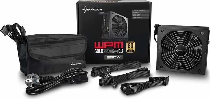 Sharkoon WPM Gold Zero 650W, ATX 2.3