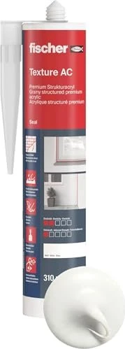 fischer Premium Strukturacryl Texture AC (DSA) weiß, 310ml