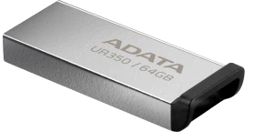 ADATA UR350 USB-A 64GB silber/schwarz, USB-A, USB 3.2 Gen 1×1