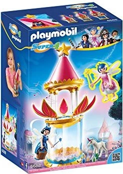 playmobil Super 4 Zauberhafter Blütenturm mit Feen-Spieluhr und Twinkle