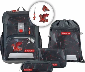 Step by Step Cloud Dragon Drako Schultaschen-Set, 5-tlg.