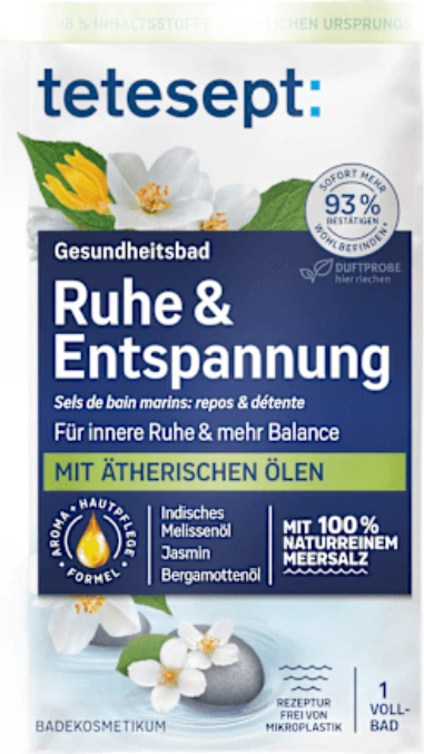 Tetesept Entspannung Badesalz, 80g