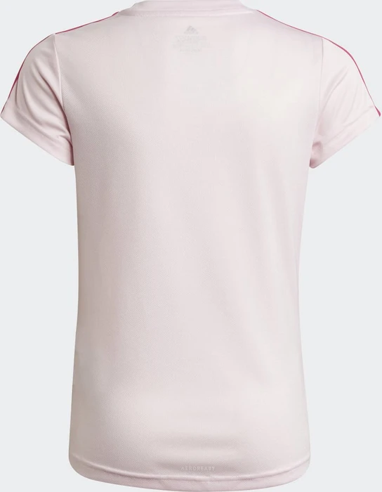 adidas Designed 2 Move 3-Streifen Funktionsshirt kurzarm clear pink/team real magenta (Junior)
