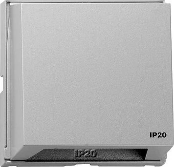 Gira TX_44 Adapterrahmen mit steckbarer Abdeckhaube, alu