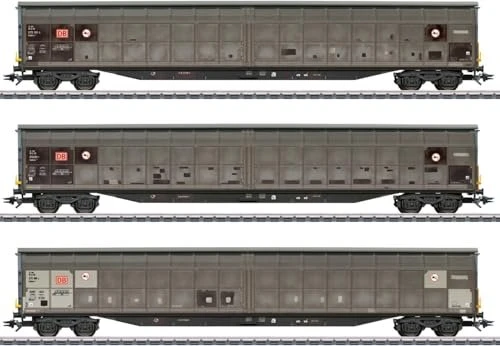 Märklin - Spur H0 Güterwagen - Schiebewandwagen-Set Habbins 354